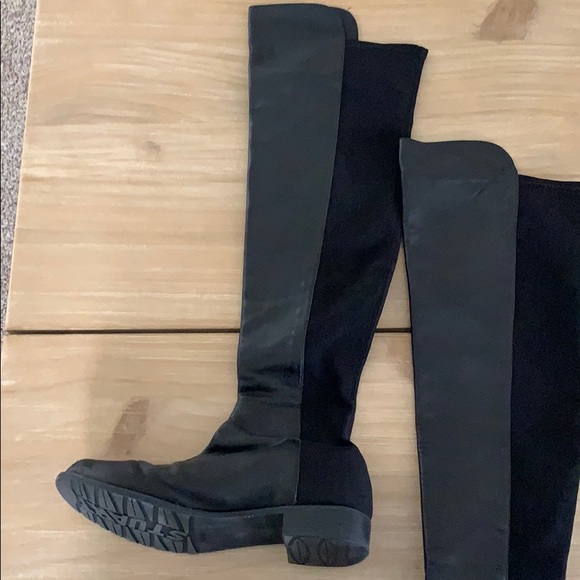Stuart Weitzman OTK black boot - Picture 2 of 4